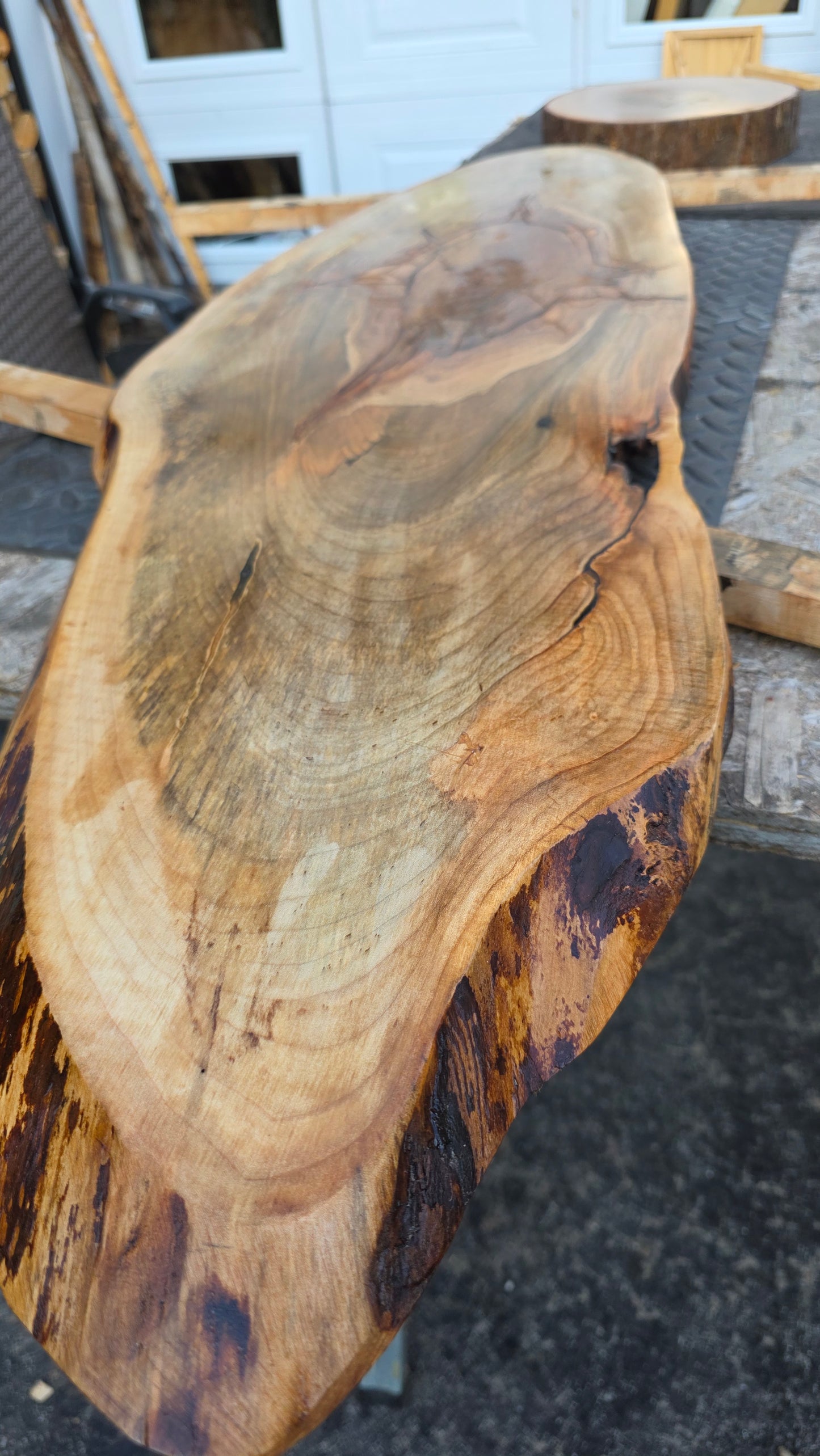 Tanche en érable local pour table à café ou étagère