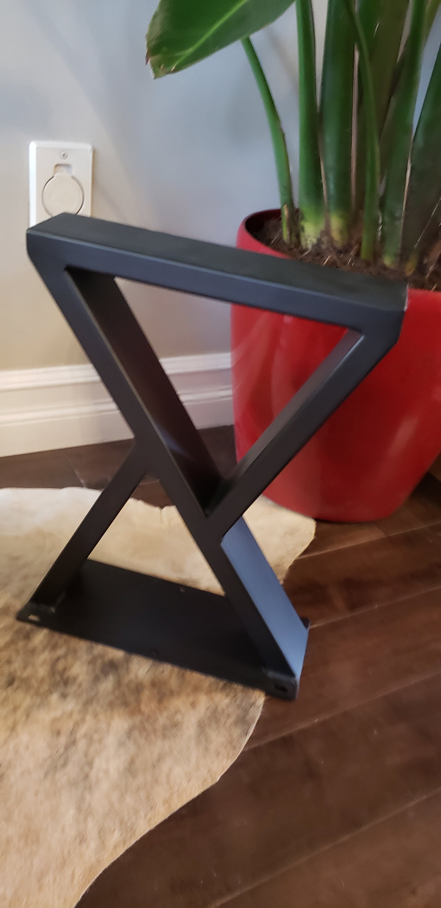 Tranche en pin pour une table de salon ou console d'entrée