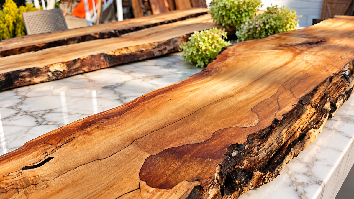 Pièces uniques.  Tablettes en bois massif érable spalté 🥰🥰 3 disponibles